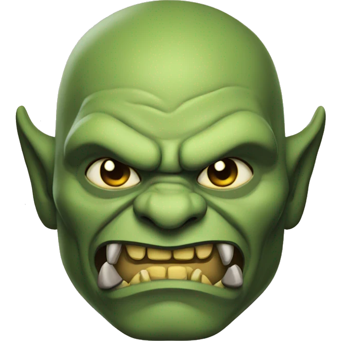 an orc says hello emoji