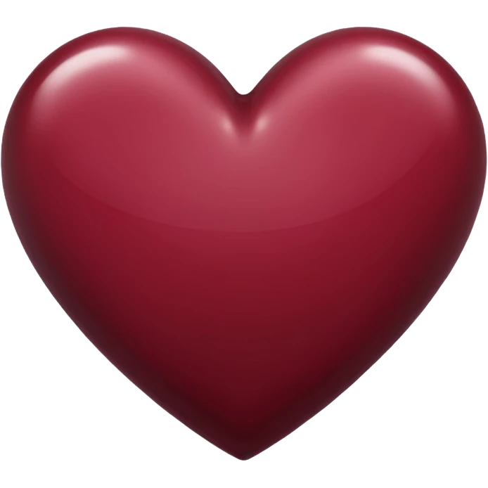 Maroon heart emoji