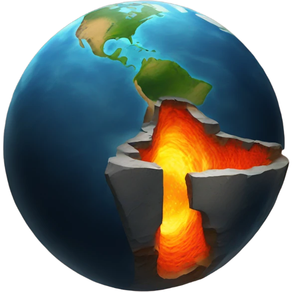 Earth's core
 emoji