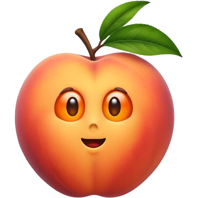 Peach with hole emoji