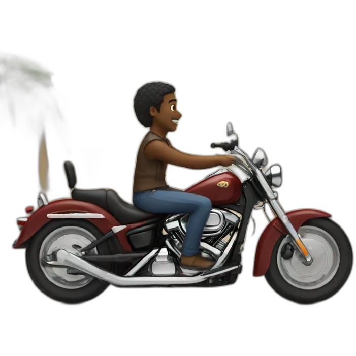 black people ride emoji