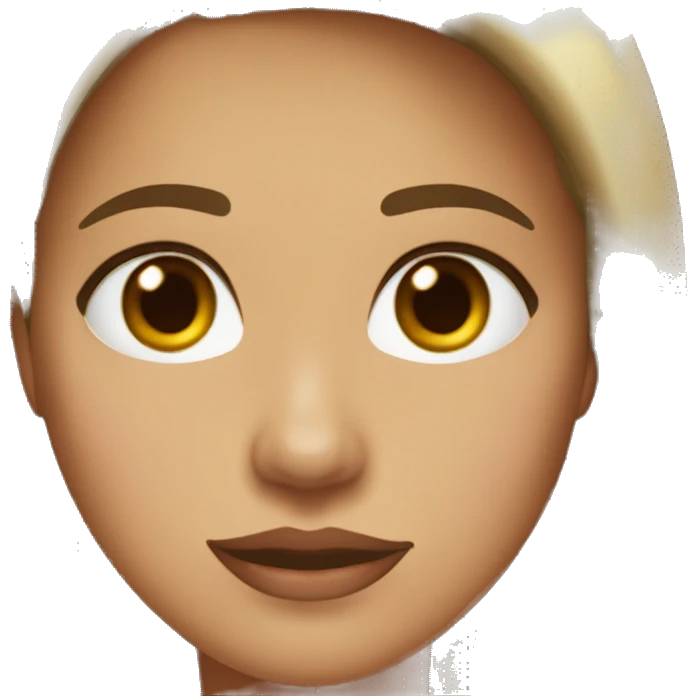 I am a 35 year old woman shoulder length brown hair brown eyes pronounced lips. Face fat emoji