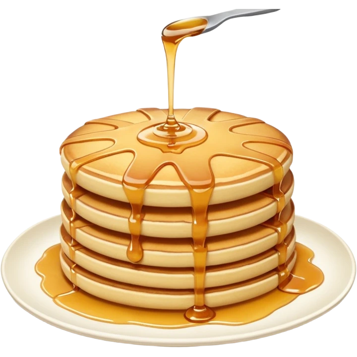 Pfannkuchen mit Sirup emoji