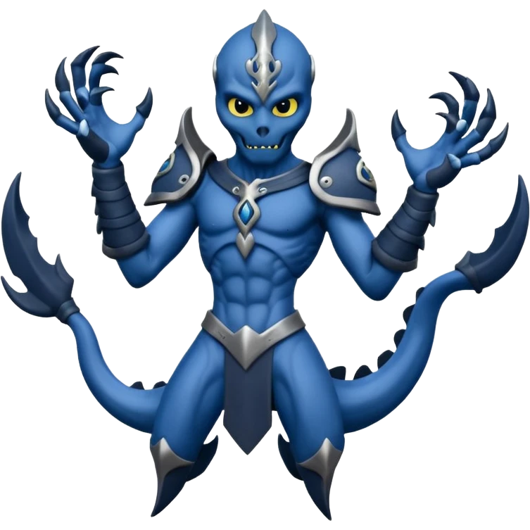 Mini versión de mark siniestro flotando con los brazos abiertos emoji