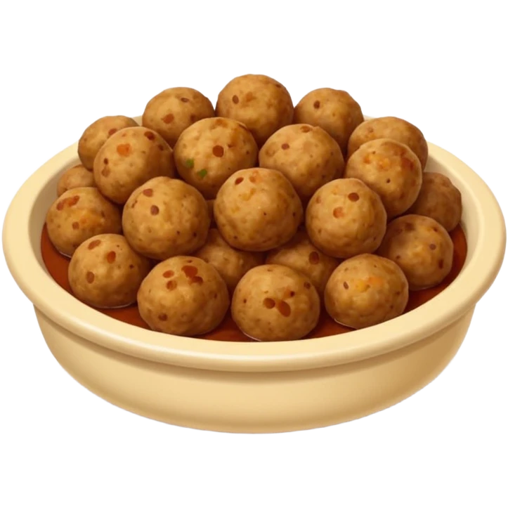 Polpette che allevano polpette emoji