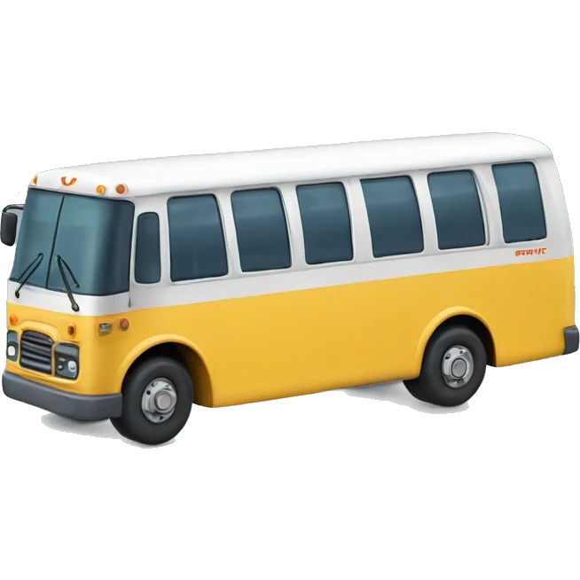 Single axle two wheel bus emoji