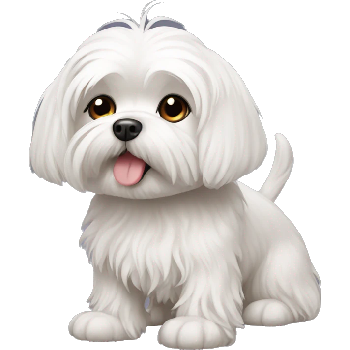 Maltese dog  emoji