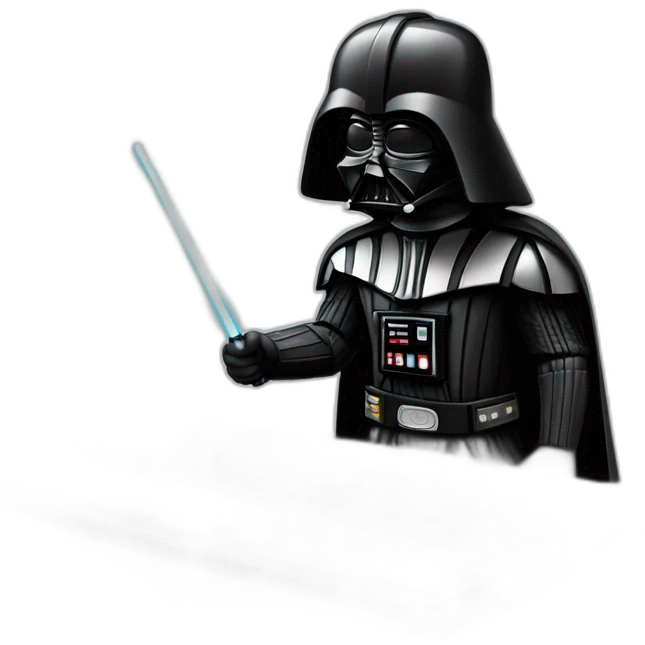 Darth Vader in a rap battle emoji