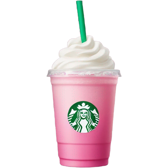 Starbucks pink drink  emoji