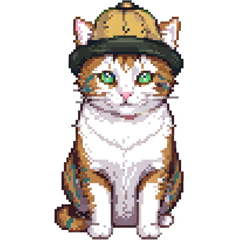 cat with a hat emoji