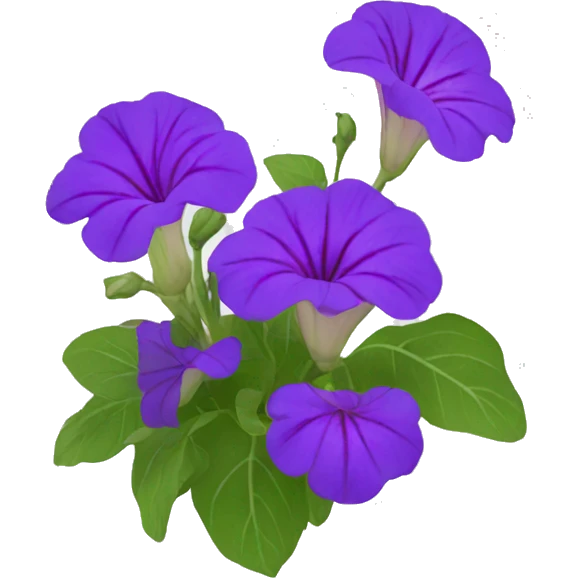 petunia flower emoji
