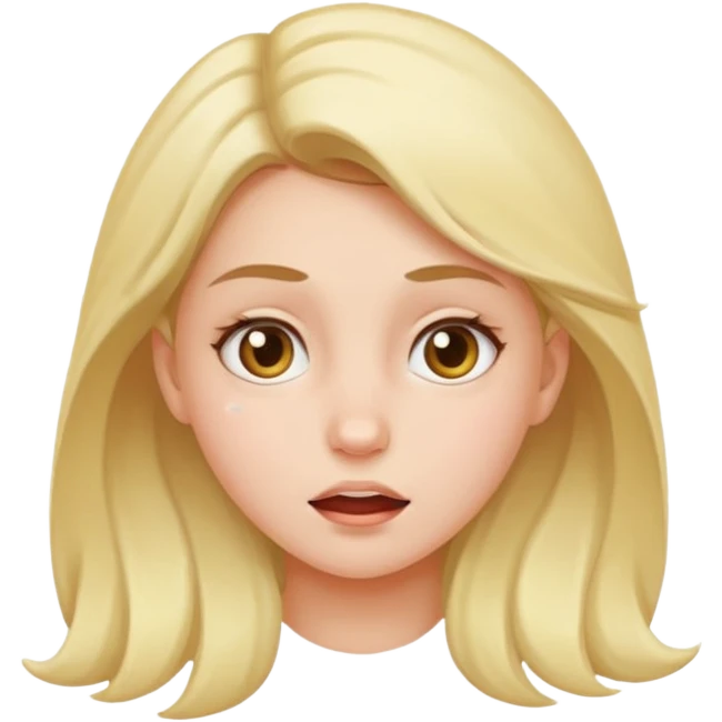 Girl semen cum on face emoji