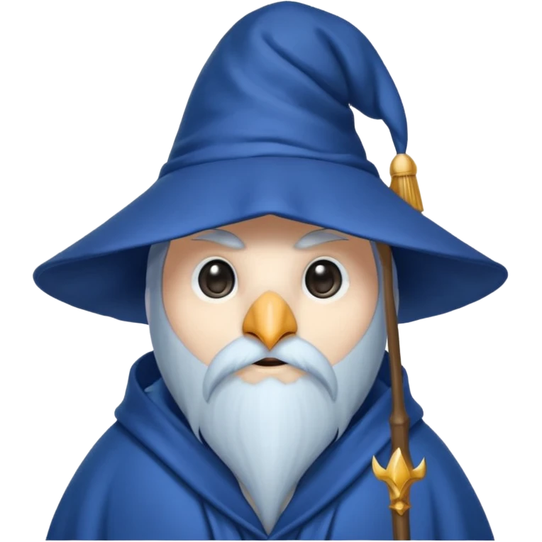 Penguin Wizard emoji