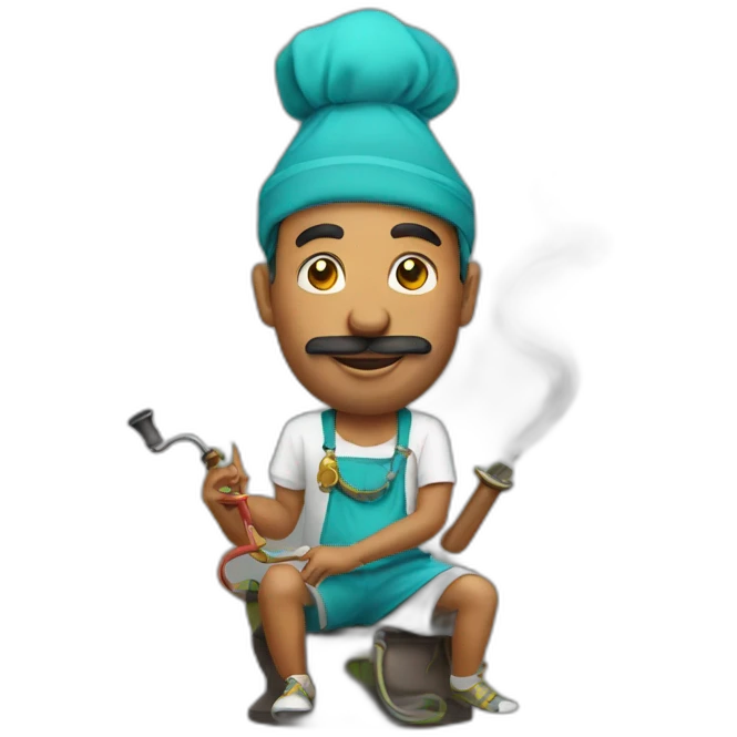 Hookah master emoji