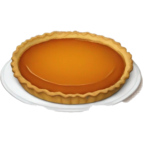 Pumpkin pie Thanksgiving  emoji