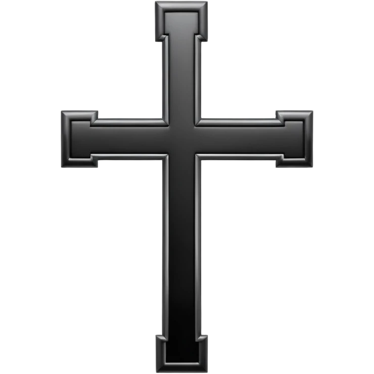 christan cross black emoji