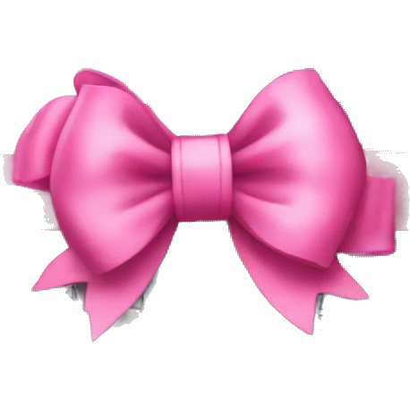 disco ball with pink bow emoji