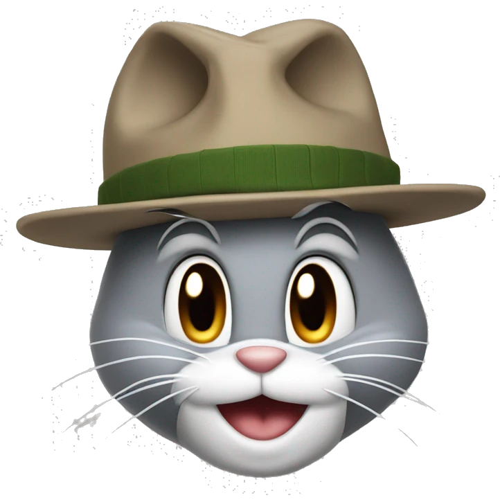 Bugs bunny with cap emoji