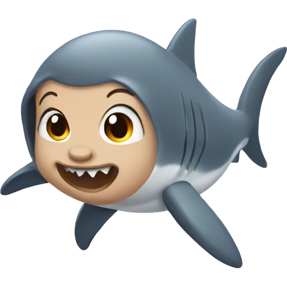 shark baby emoji