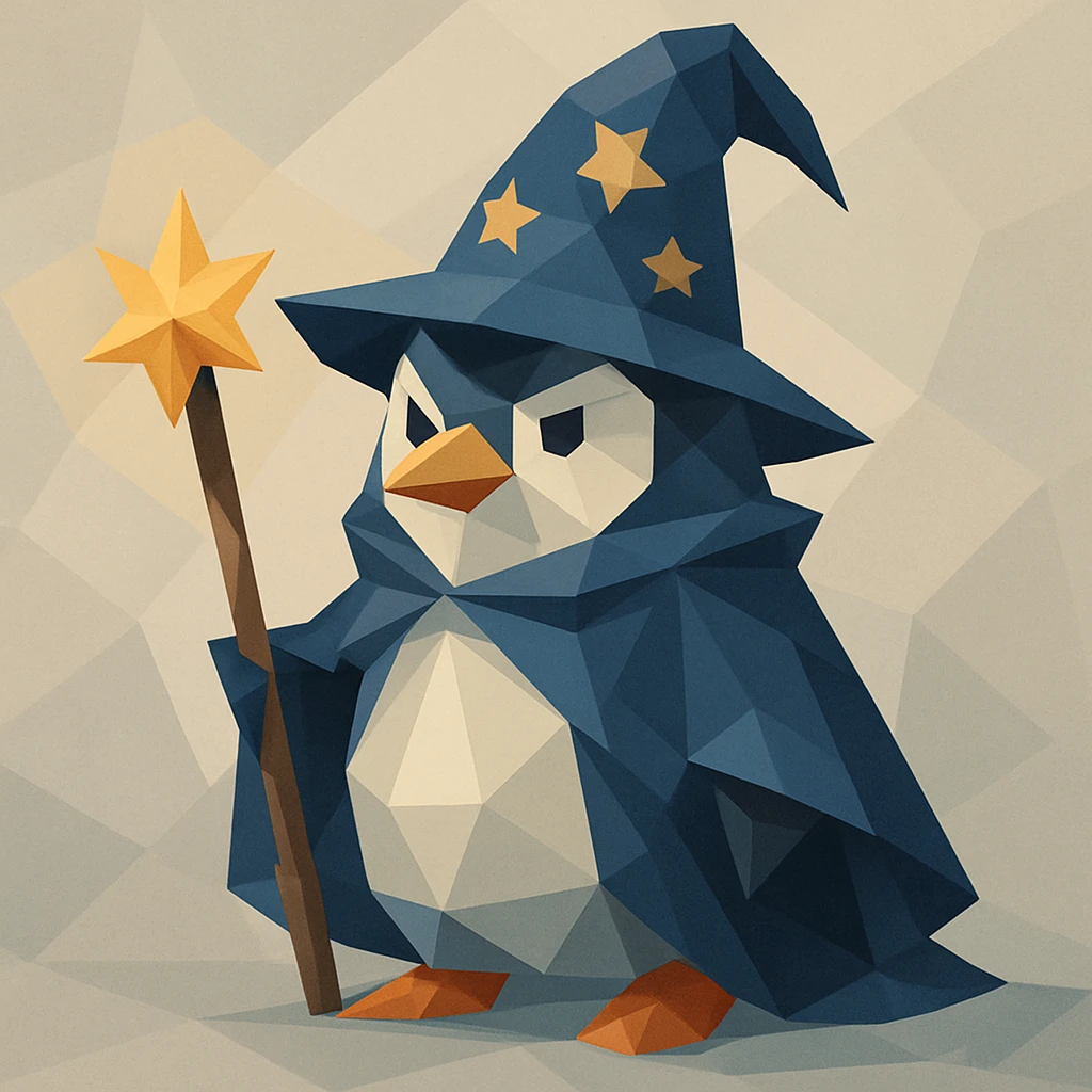 Penguin Wizard 345551322312 emoji