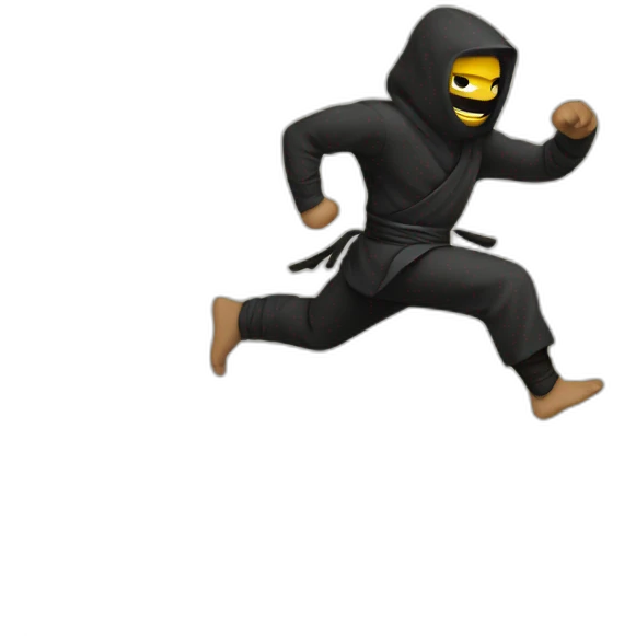 Ninja running emoji