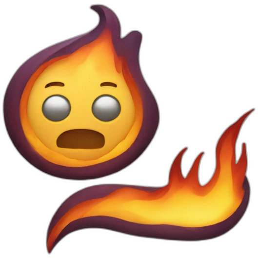 thread slack icon on fire emoji
