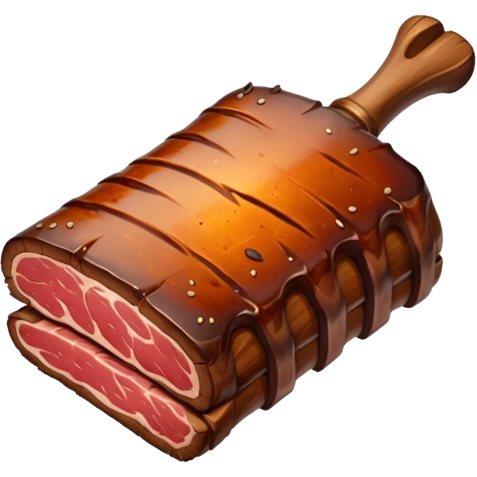a single smoked beef rib emoji