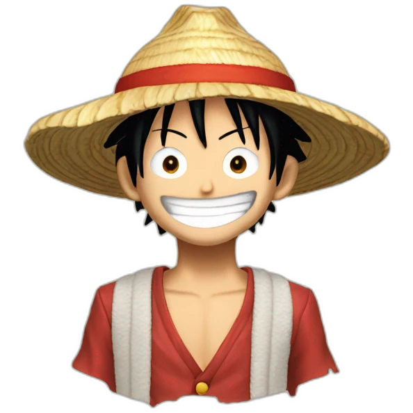 Luffy fait un doit d’honneur emoji
