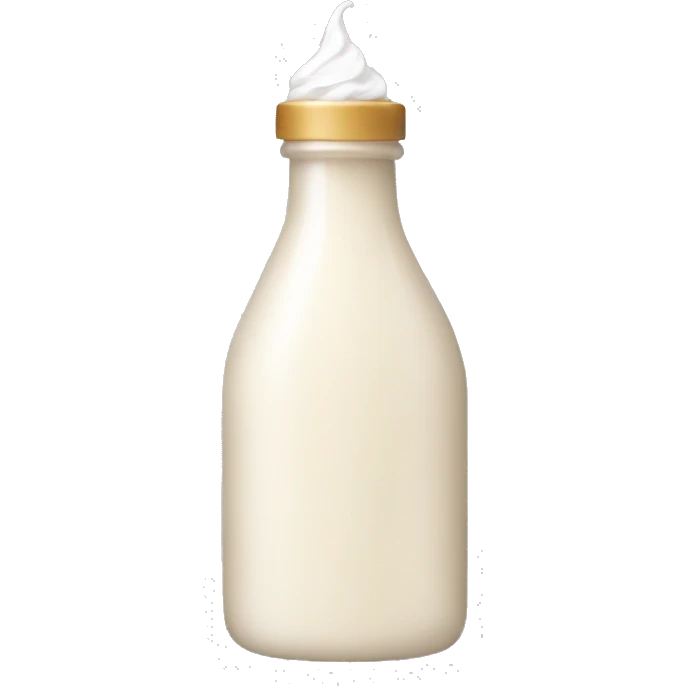 a bottle of cream emoji