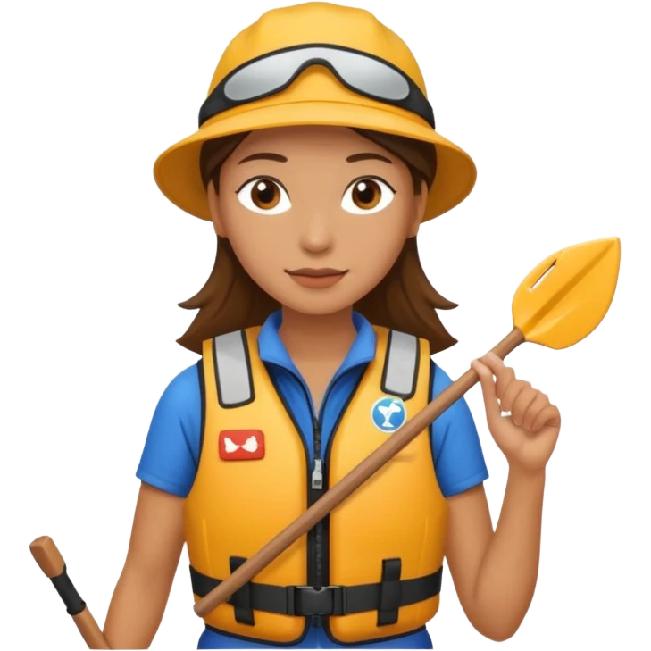 woman canoeist emoji