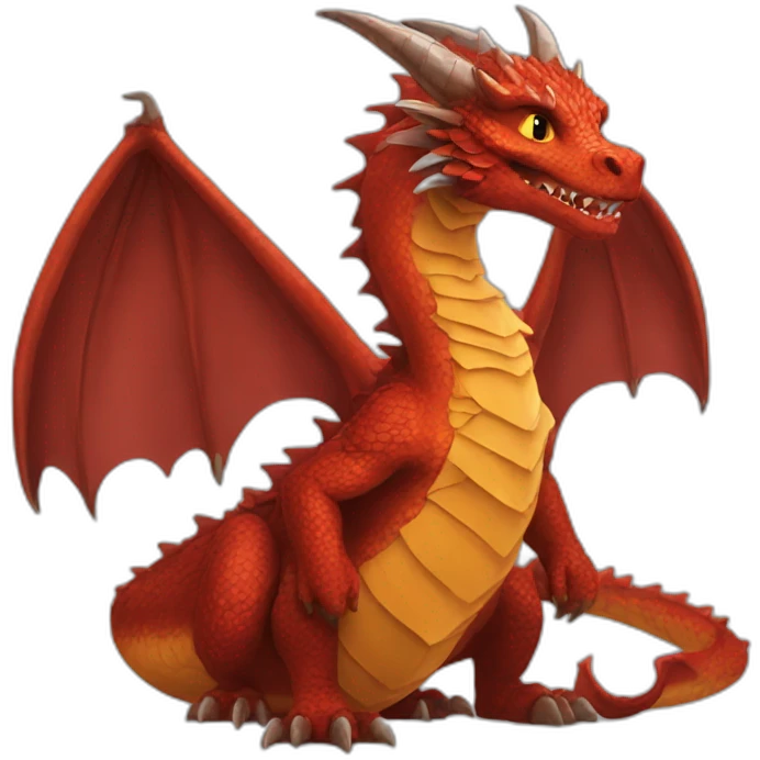 Smaug in love emoji