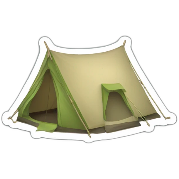 tent sticker emoji