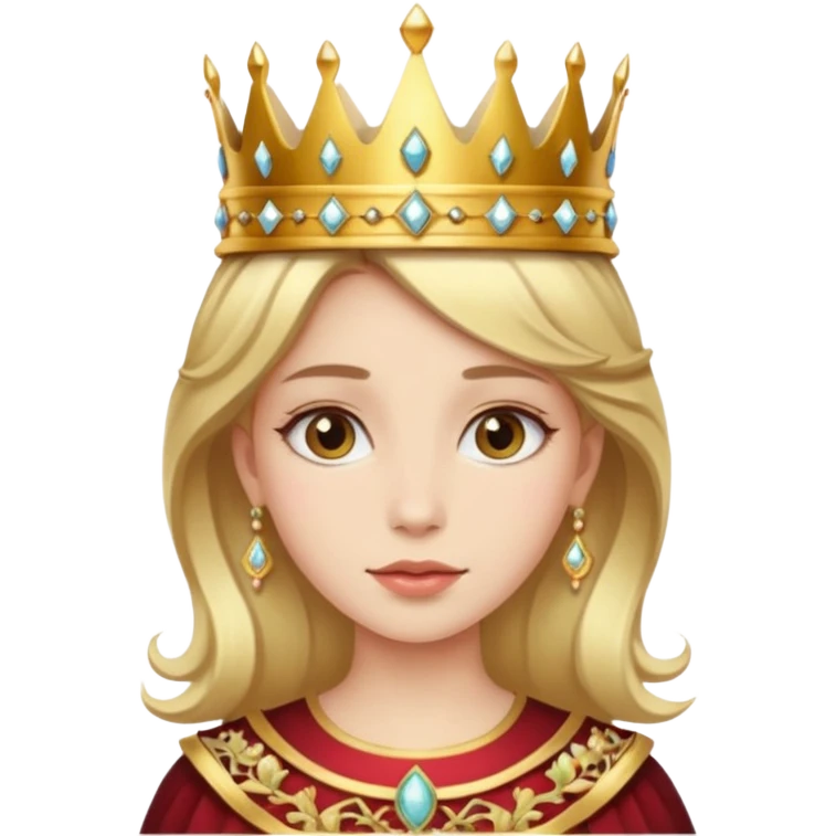 woman with crown emoji