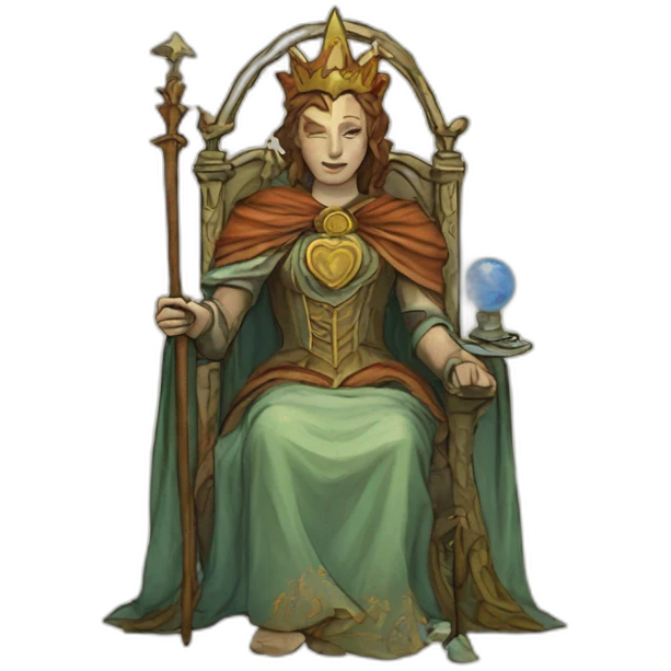 carta de tarot emoji