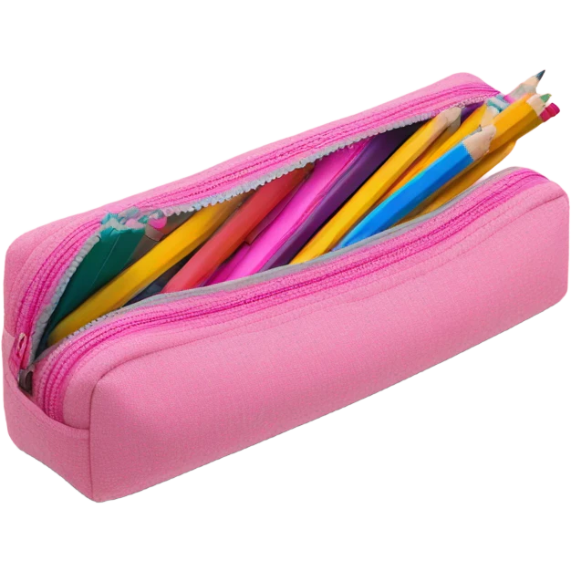 pink pencil case emoji
