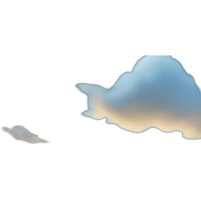 Blue sky with clouds emoji