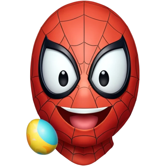 Spider-Man Easter egg laughing emoji
