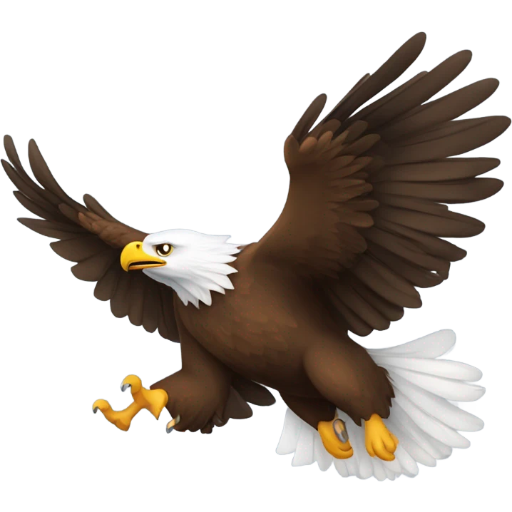 Flying eagle emoji