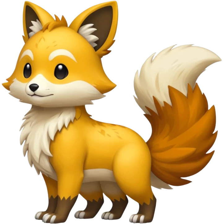 Cute cool animal hybrid Fakemon full body emoji