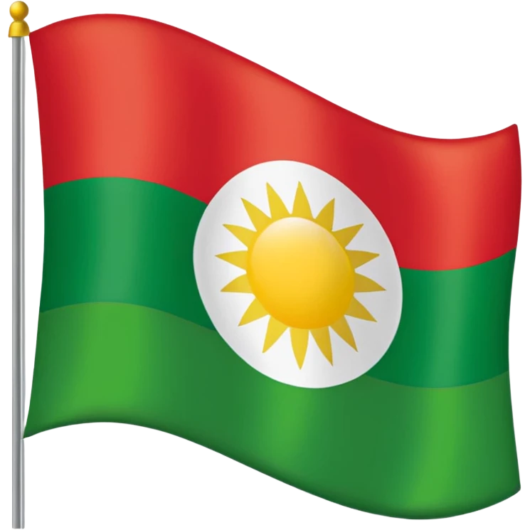 Kurdish flag emoji