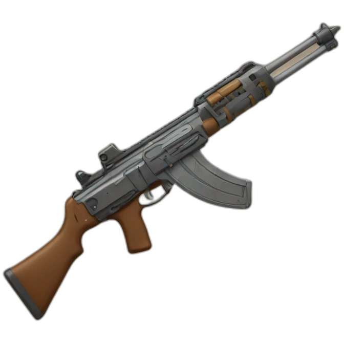 Chat avec une arme emoji