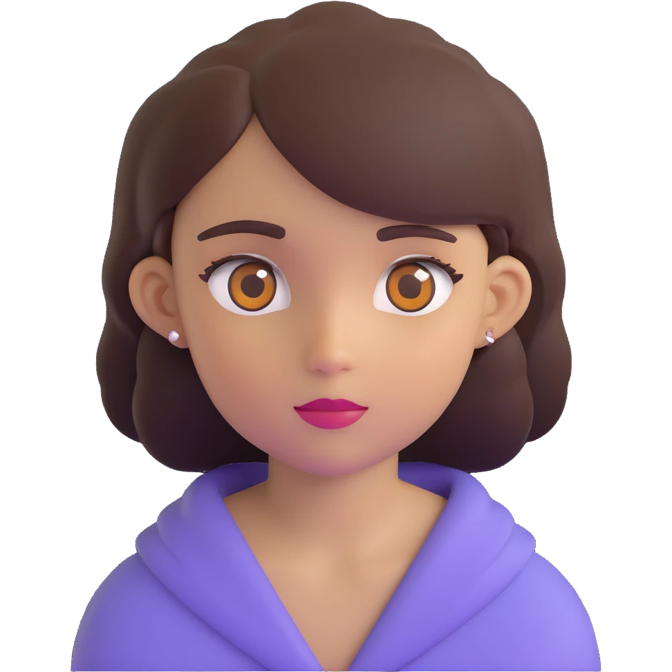 black girl with brown eyes emoji