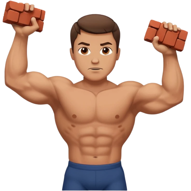 guy throwing brick  emoji