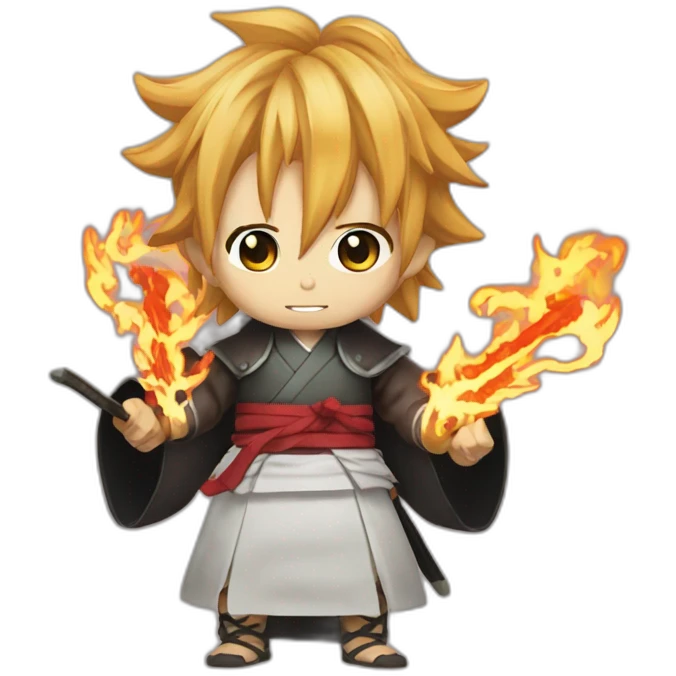 Kyojuro rengoku demon slayer emoji