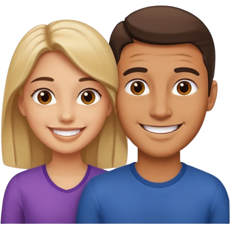 man in school with a girl emoji