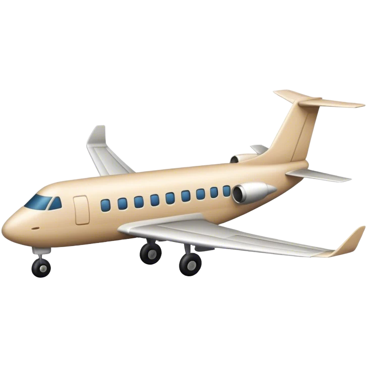 beige airplane emoji