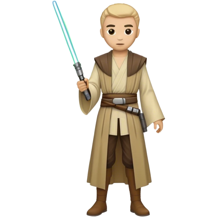 Jedi outfit fullbody emoji