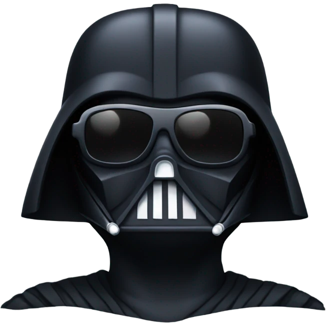 Darth vader wearing shades emoji