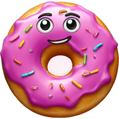Dancing donut emoji