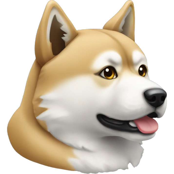 Erstelle mit einen akerikamischen Akita Emoji emoji